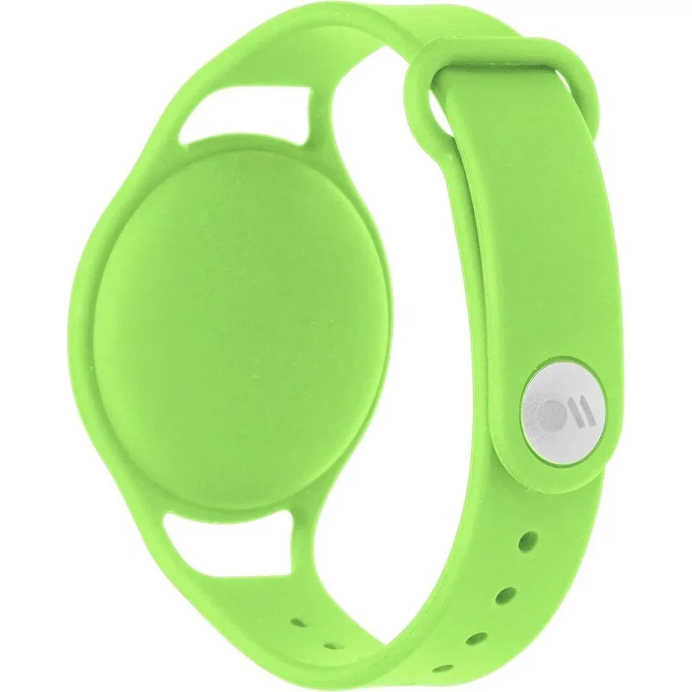 Kids Wristband Tracker Strap for Apple AirTag Case-Mate – Lime Green – NEW